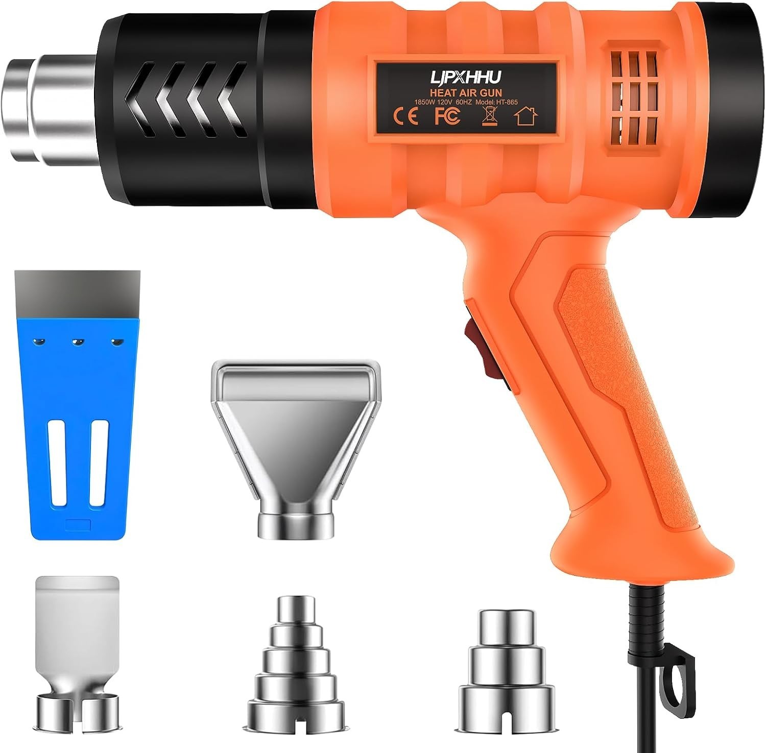 1.5s Fast Heat Heavy Duty Hot Air Gun Good Temp Control 122℉-1112℉50-600℃）Ove…