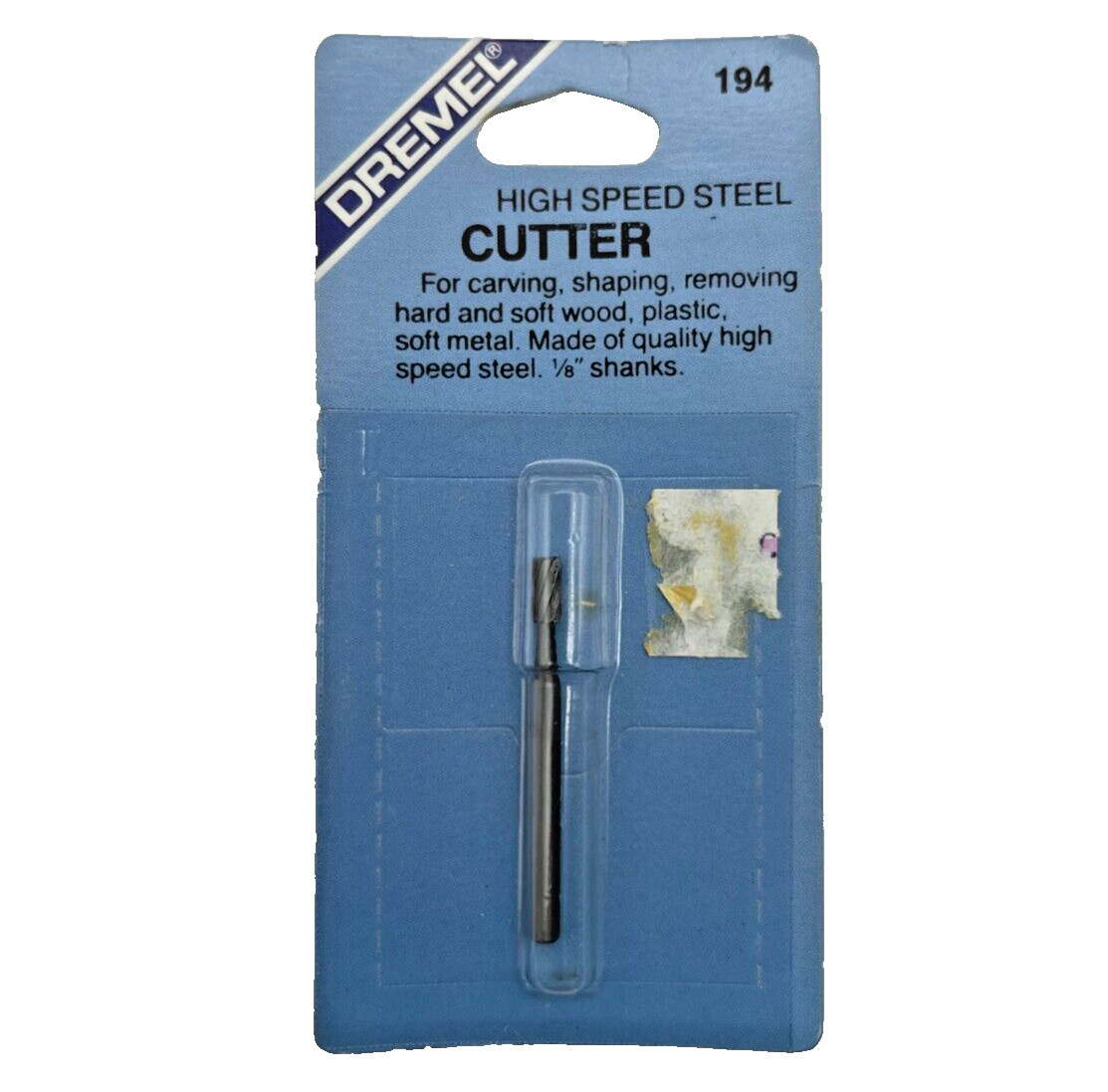 Dremel 194 High Speed Steel Cutter 1/8&Prime; Shank – NOS