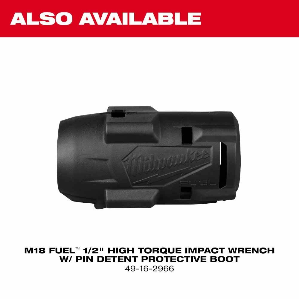 Milwaukee 2966-22 M18 FUEL 1/2&Prime; High Torque Impact Wrench w/ Pin Detent Kit
