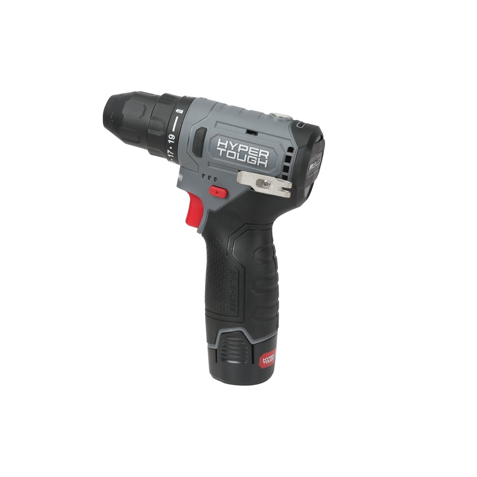 Hyper Tough 12V Brushless Cordless Drill Driver with 1.5Ah Battery