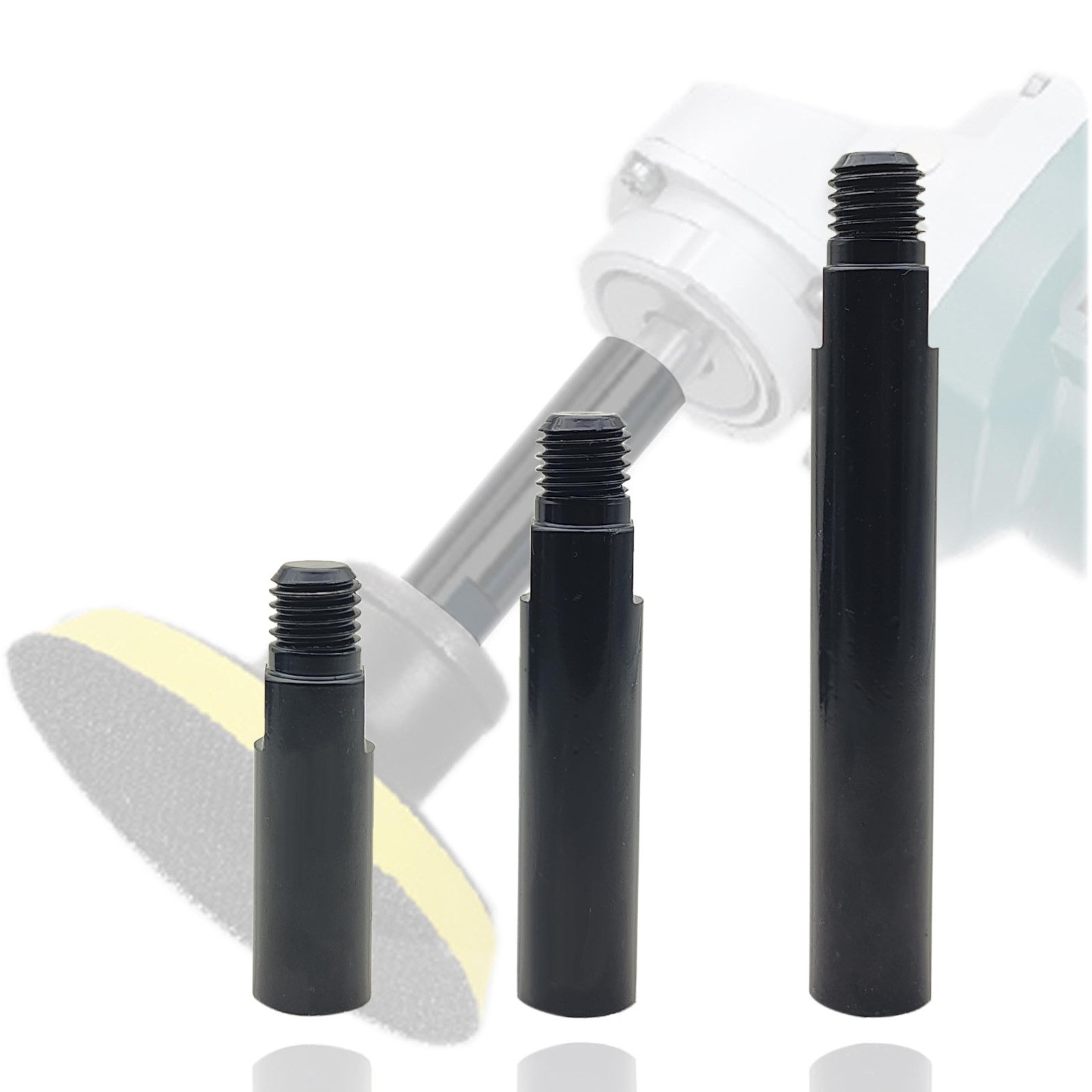 5/8&Prime;-11 Angle Grinder Extension Shaft Set Airway Buff Extender Kit 3 Packs Co…