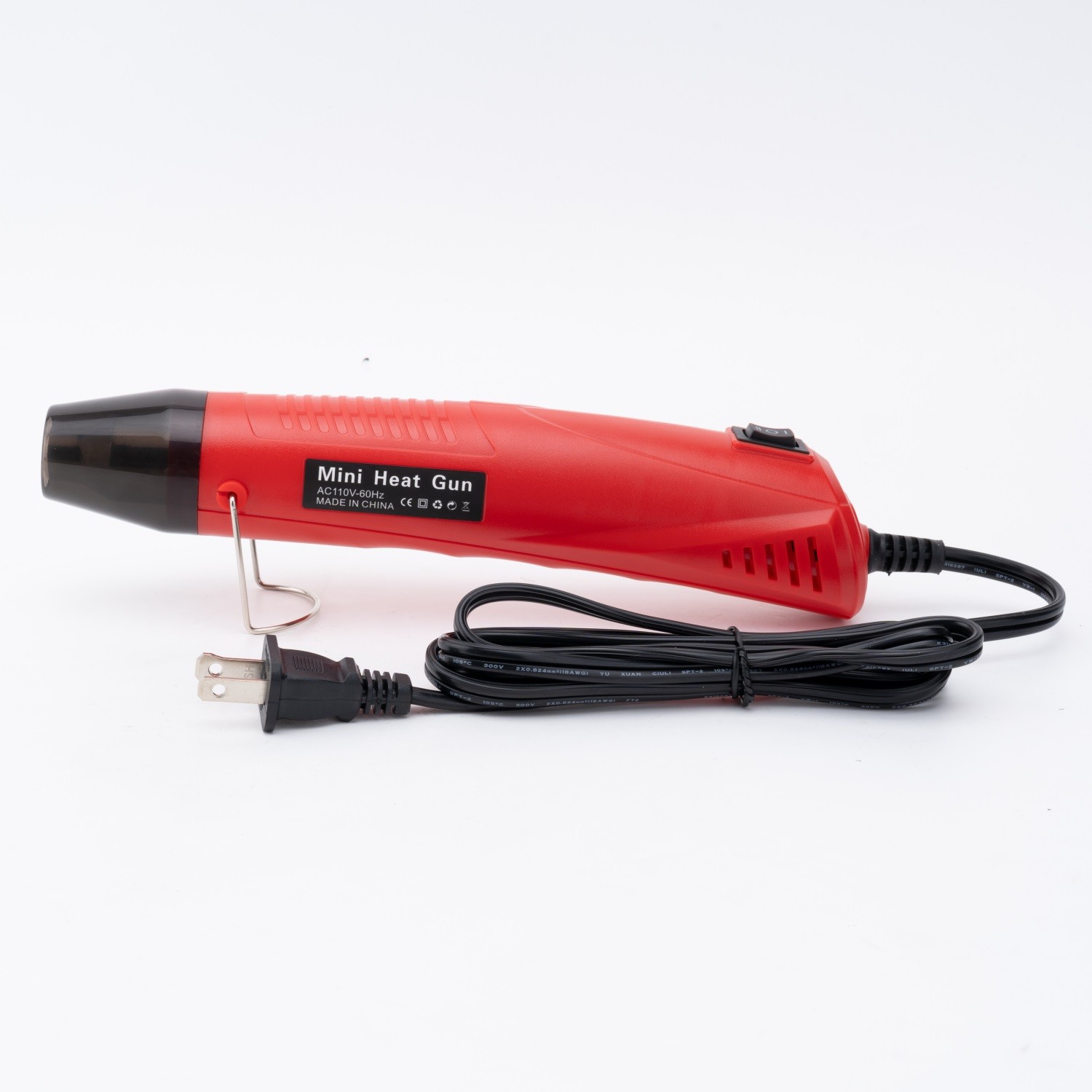 Mini Heat Gun 350W Dual Temperature Control 482°F-752°F with Nozzle For Crafting