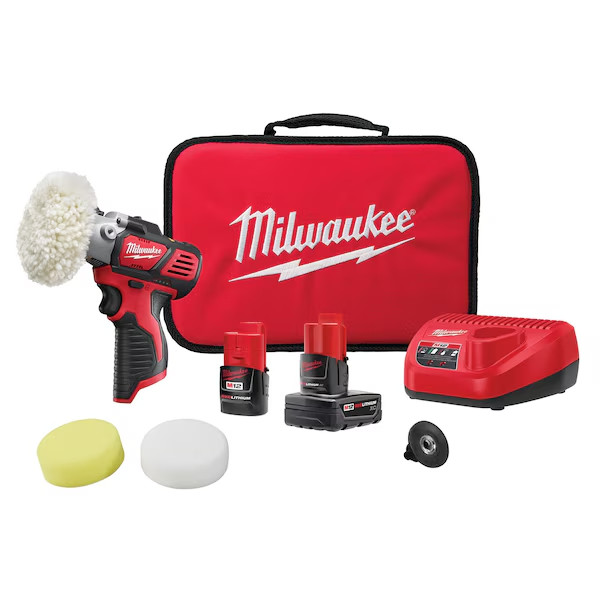 Milwaukee Tool 2438-22X M12 Variable Speed Polisher/Sander Kit NEW