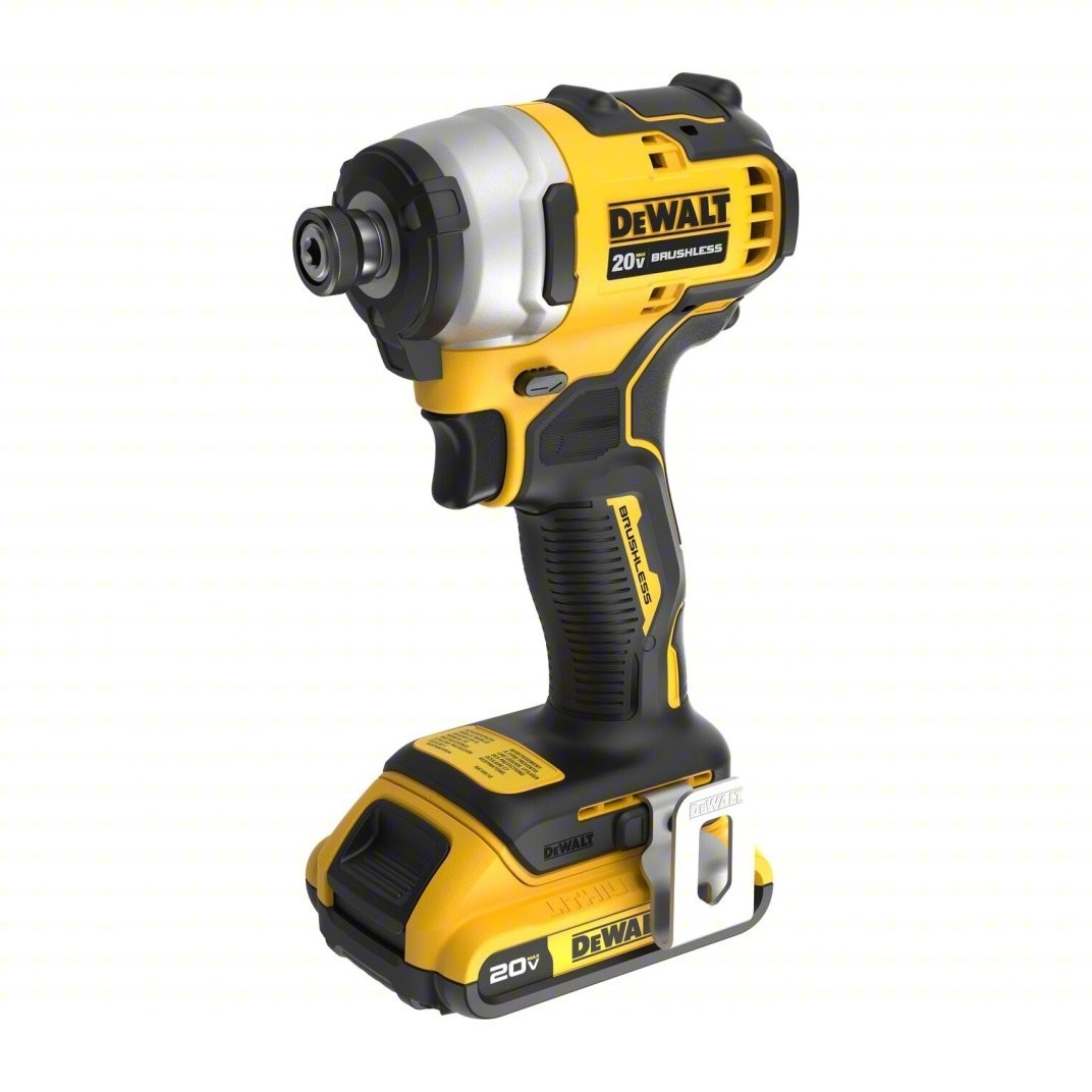 DEWALT ATOMIC 20V MAX Brushless 1/4 in Impact Driver Kit 2Ah/Charger DCF809D1