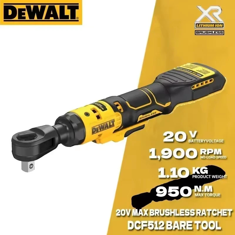 DEWALT DCF512 Atomic Compact 1/2&Prime; Ratchet Wrench, Brushless Motor
