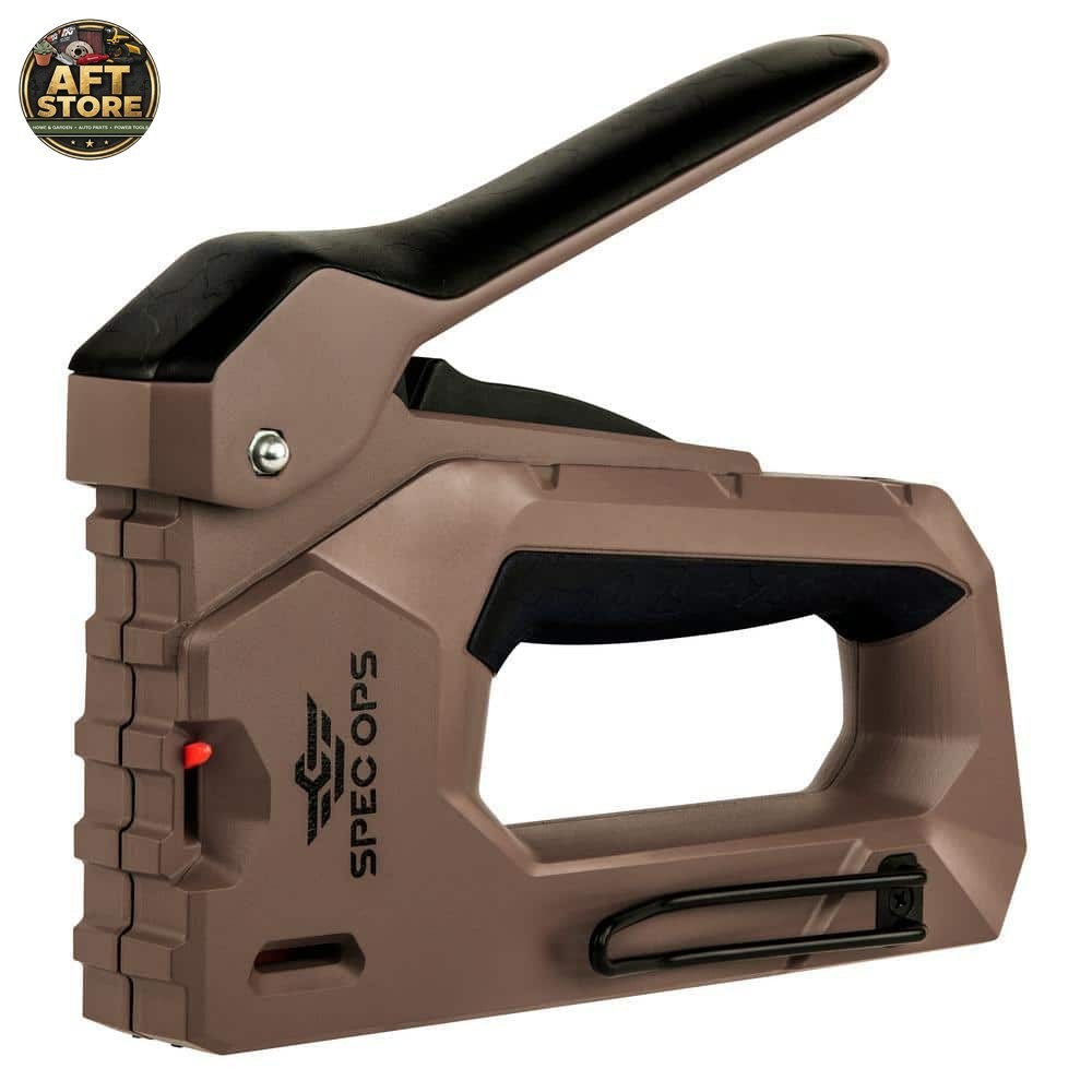 SPEC OPS Heavy Duty Staple Gun – Reduced Effort, 1/4 in. – 9/16 in.
