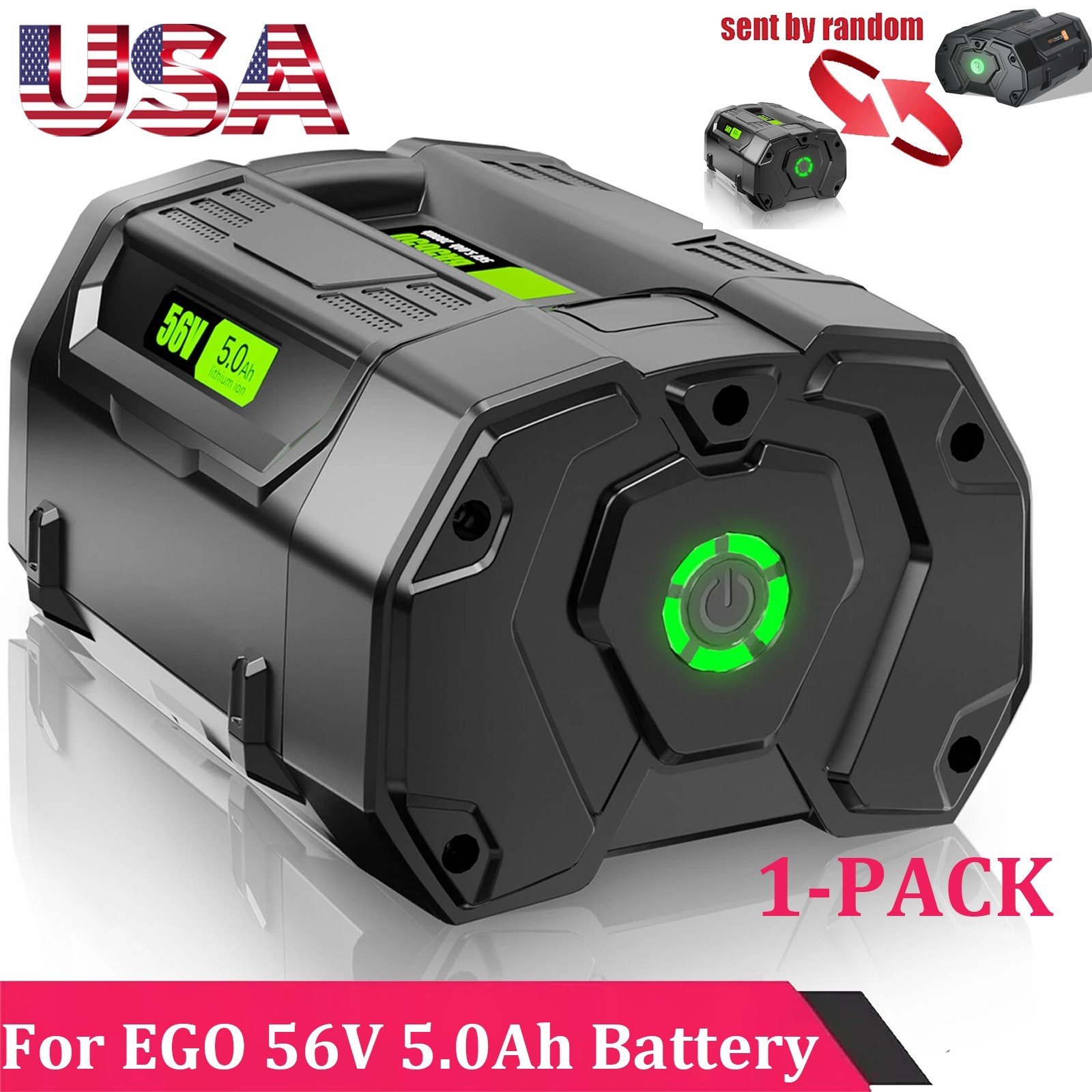 For EGO POWER+ BA2800T 56V 5.0 AH Lithium Ion Battery w/ Fuel Gauge 56 Volt New