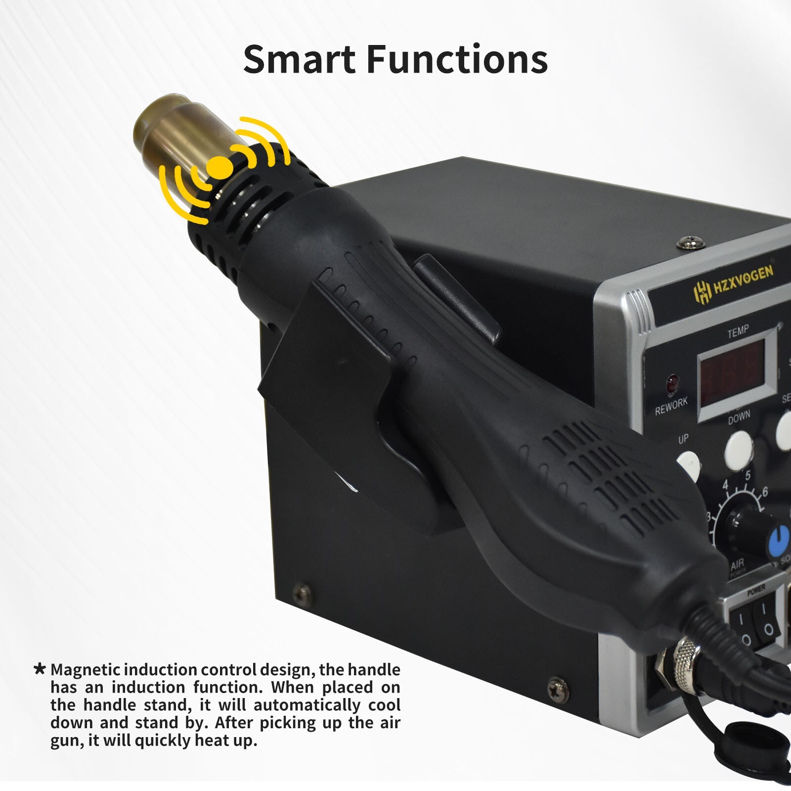 2 in1 Hot Air Desolder Rework Soldering Station Gun Iron 700W Soldering Iron Set