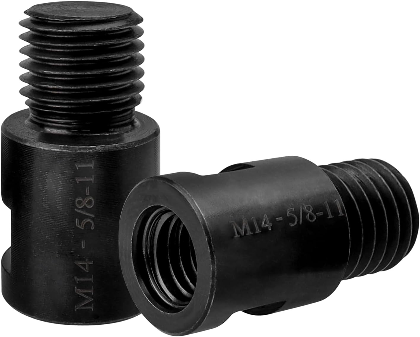 2Pcs Angle Grinder Attachment M14 Female to 5/8&Prime;-11 Male Adapter Rotary