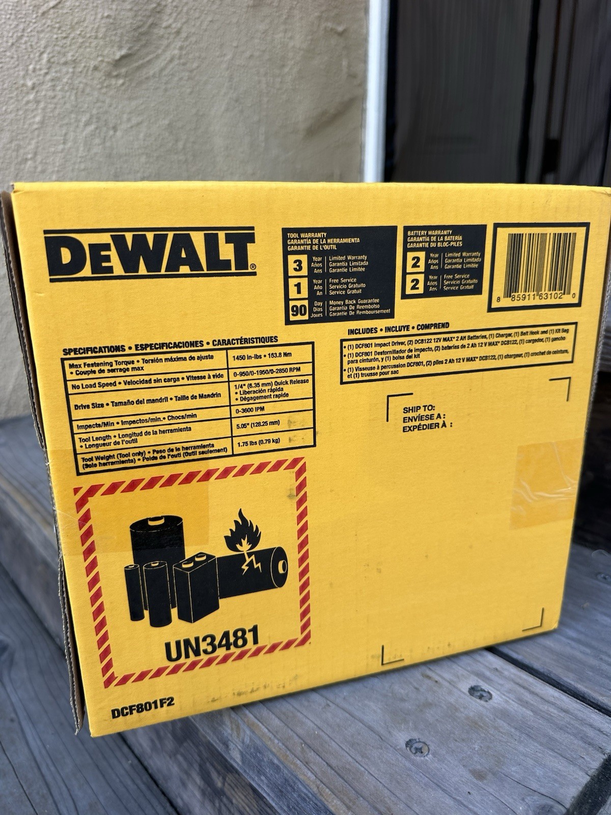 DEWALT XTREME 12-volt max 1/4-in Brushless Cordless Impact Driver