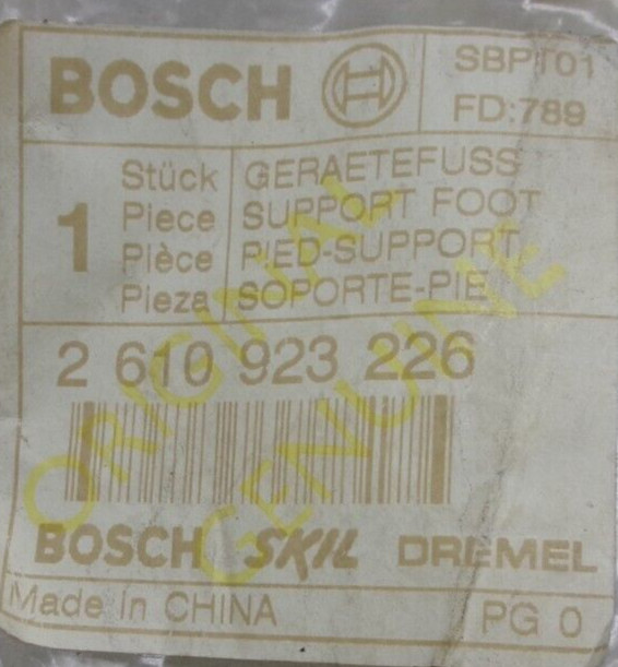 BOSCH SKIL DREMEL SUPPORT FOOT 2 610 923 226 #290LL