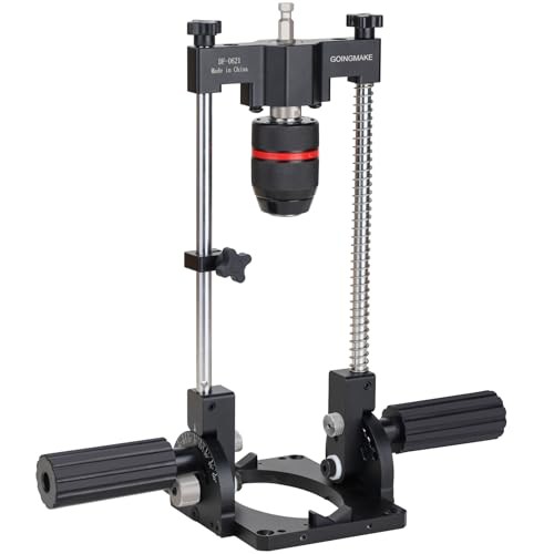 Portable Drill Guide with Positive Angle Stops from -60° to 60°, Adjustable