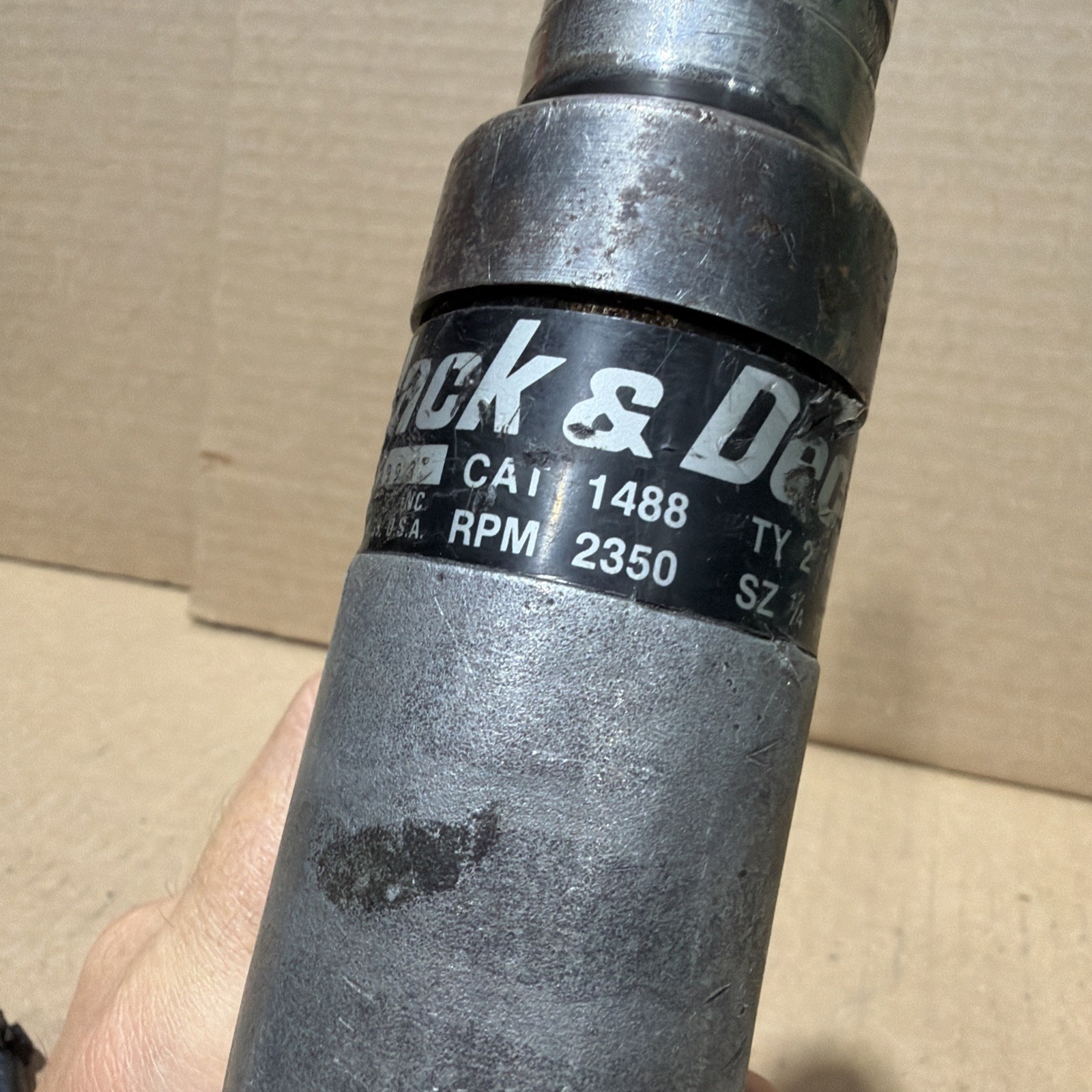 Black & Decker 1488 1/4&Prime; Air Drill***Vintage, USA Made