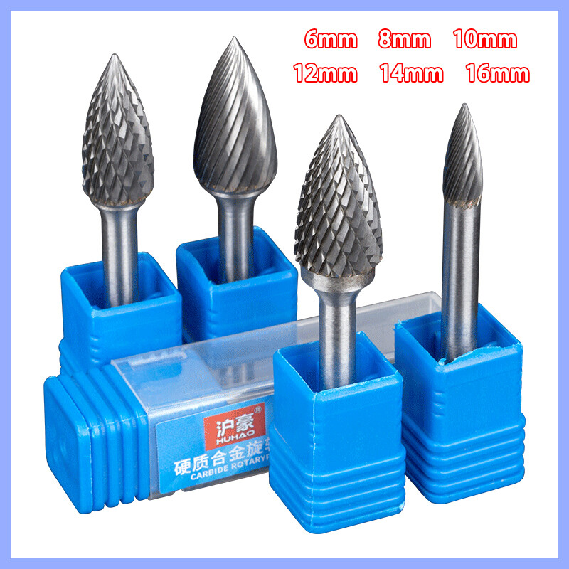 Carbide Rotary File Milling 6mm Shank Metal Grinding Cutter Burr Head Drill Bit