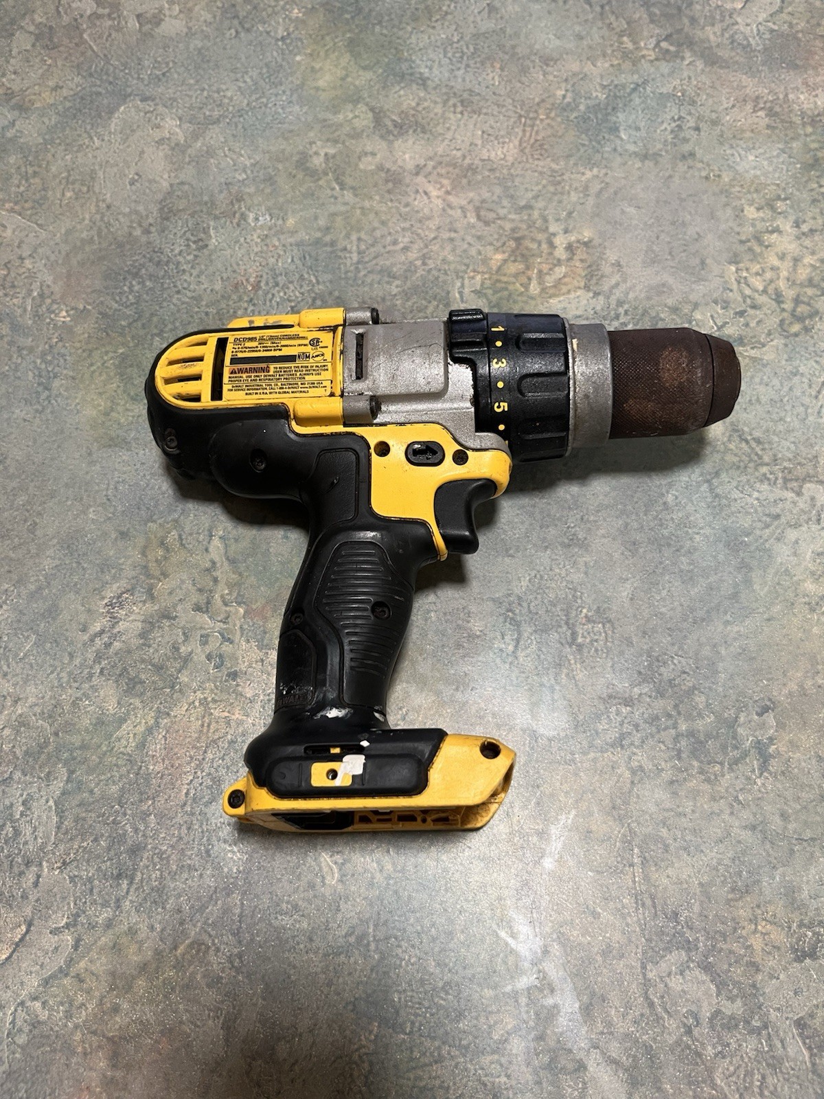 DEWALT 20V MAX Drill/Driver DCD985 1/2 in Keyless Chuck Tool Only No Battery