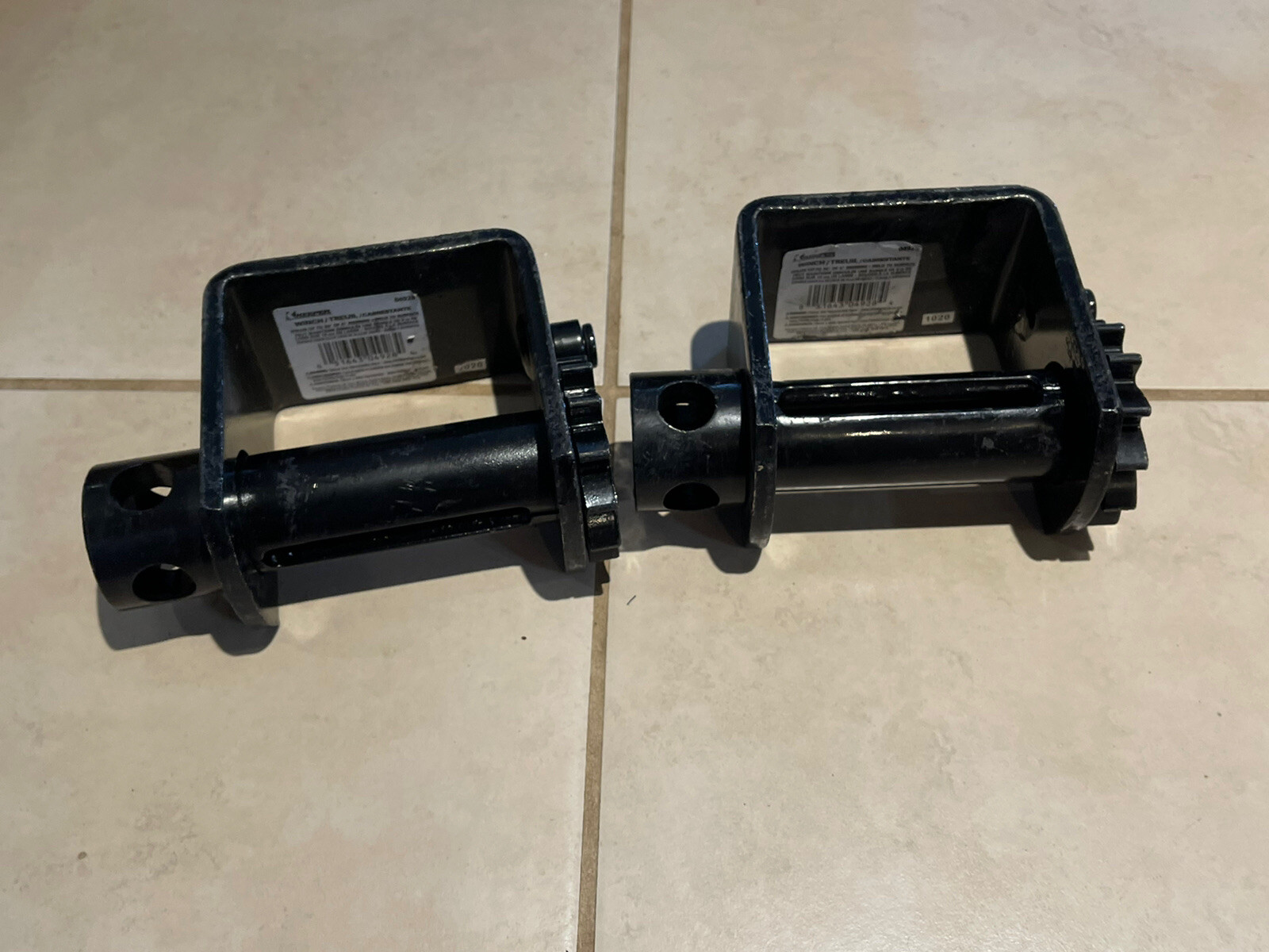 2 – KEEPER 04928 Steel 5,500-lb Deep Storage Winch LOT