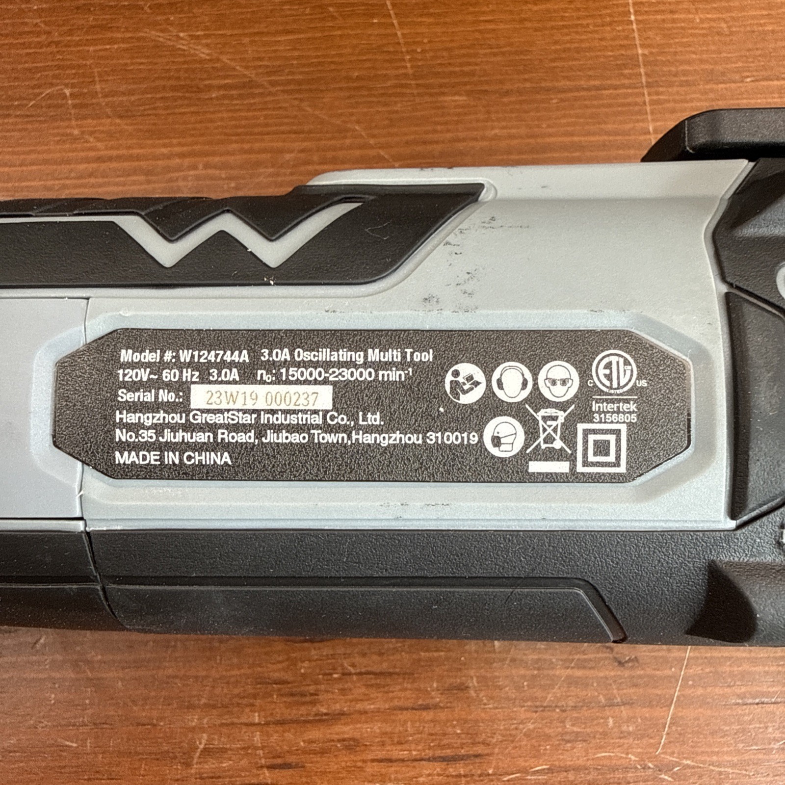 WORKPRO Oscillating Multi-Tool Kit Corded Quick-Lock Replaceable TESTED WORKS