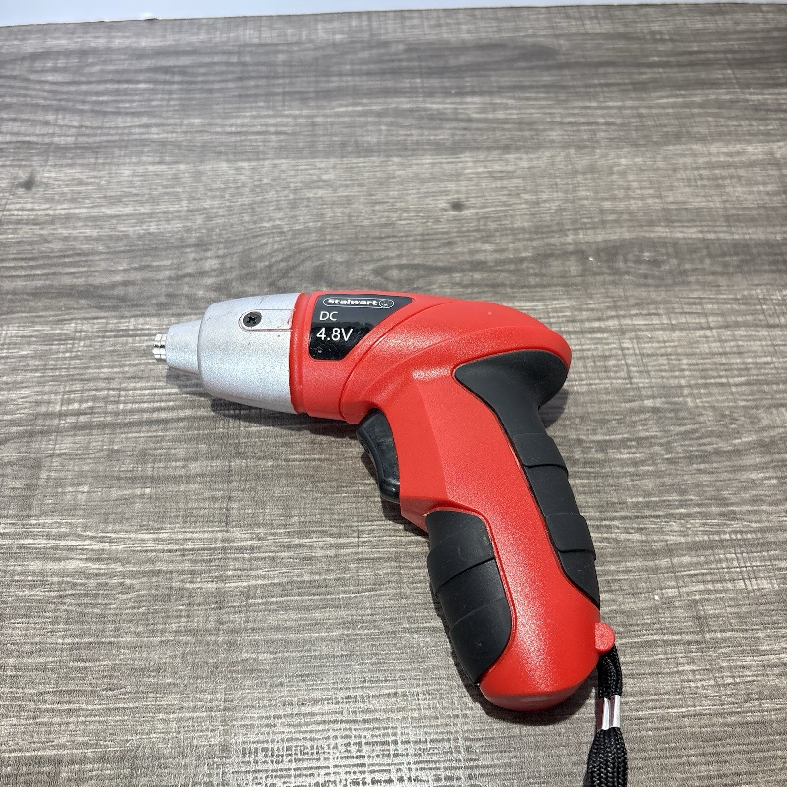 Stalwart 4.8V Cordless Screwdriver Drill Set w Bits & Case Portable