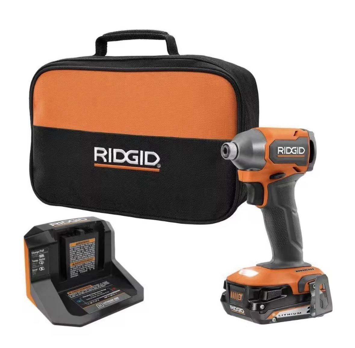RIDGID 18V SubCompact Brushless Cordless Impact Driver Kit with 2.0 Ah Battery