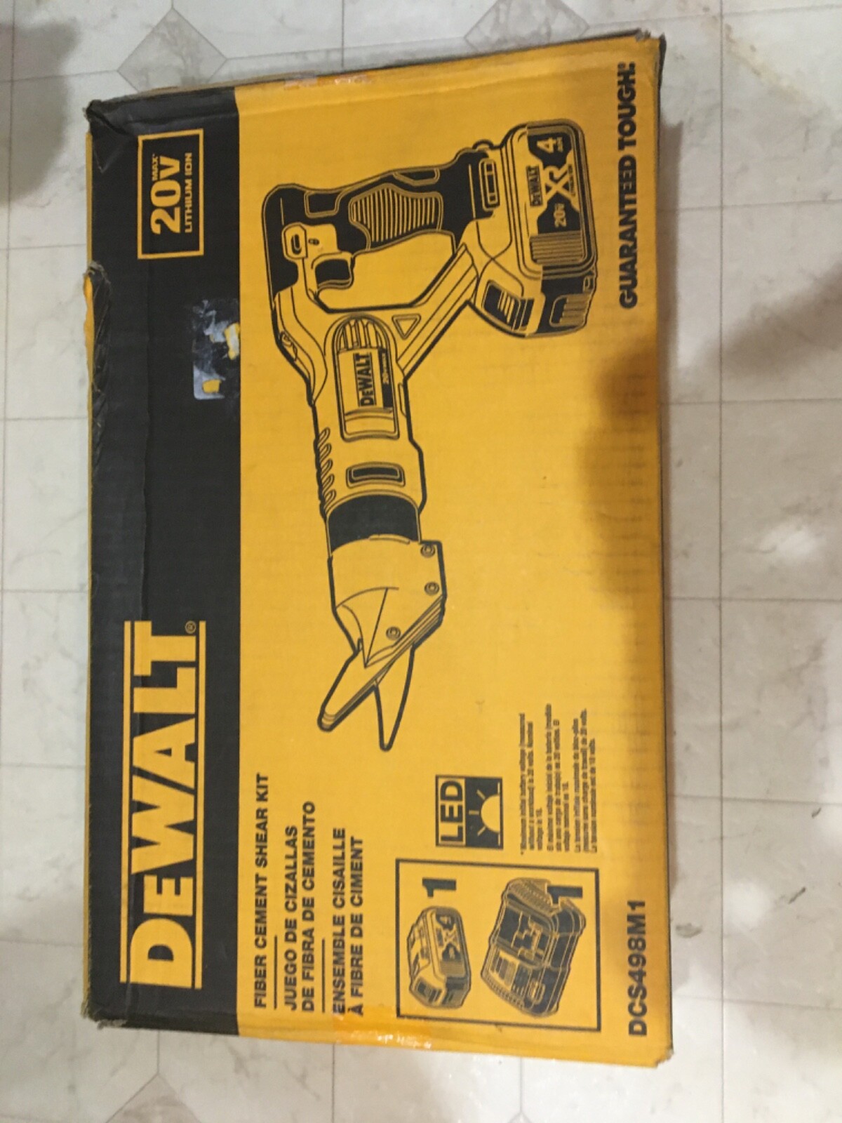 Dewalt cement fiber shear kit