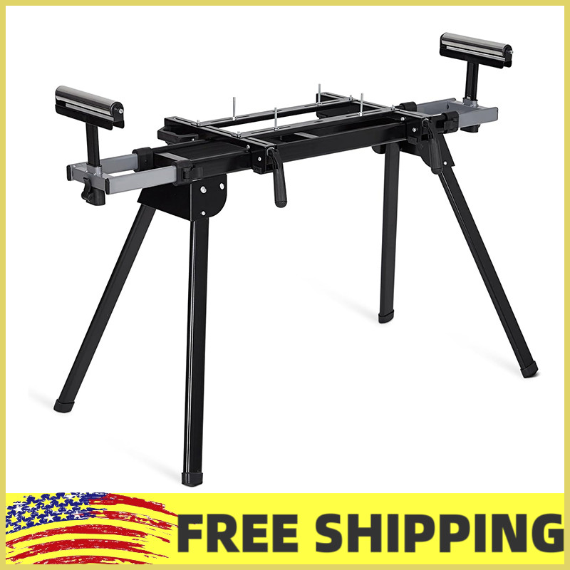 ✨Miter Saw Stand,Universal Miter Saw Table 440 LBS,76-4/5 »Adjustable Folding Sa
