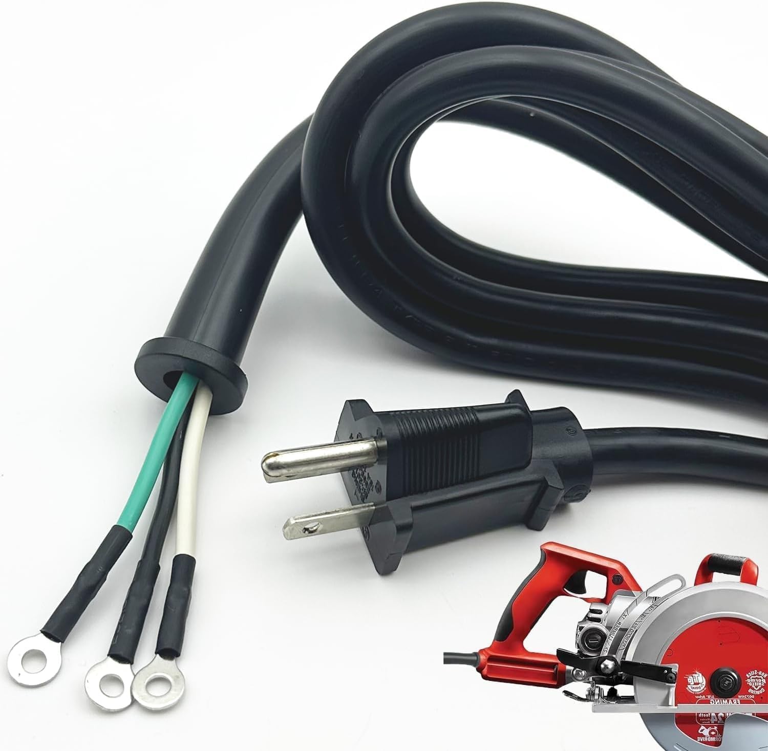Skilsaw SPT77WM Heavy Duty Power Cord Replacement 95104L for Worm Drive Saws