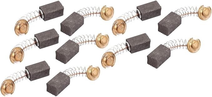 10 PC 0.256&Prime; x 0.295&Prime; x 0.47&Prime; Carbon Brush for Electric Hammer Drill Power Tool