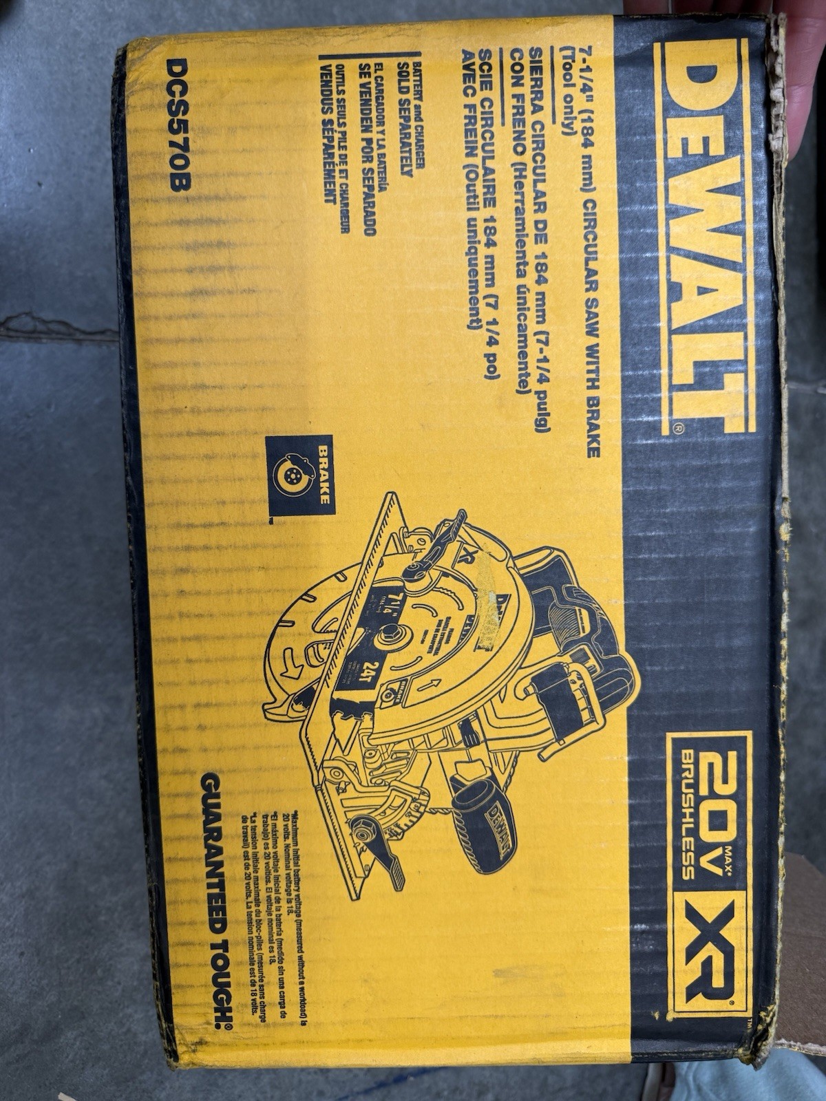 DEWALT DCS570B 20V MAX Circular Saw Tool Only