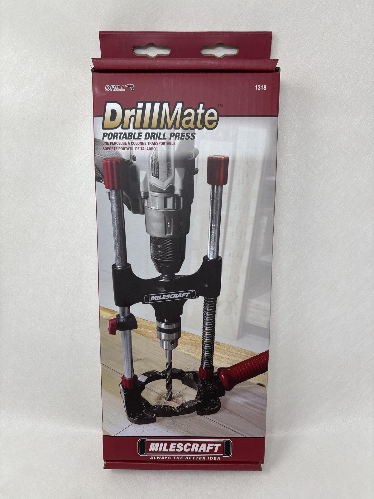 Milescraft 1318 DrillMate Portable Drill Guide Attachment – NEW in Box Sealed