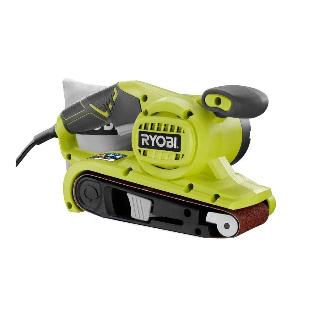 RYOBI 6 Amp Corded 3 in.W x 18 in.L Portable Belt Sander