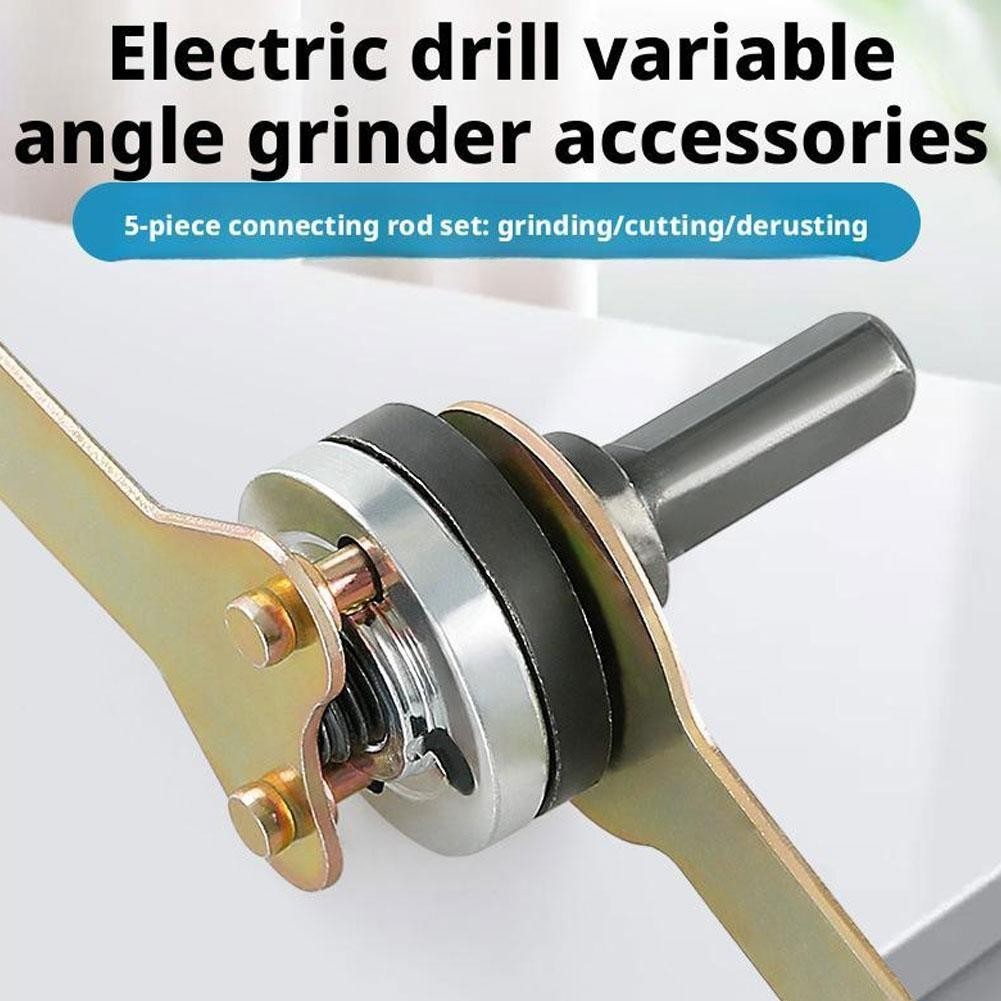 Secondaryany Conversion Angle Grinding Adapter Connecting Rod Kit Electric Drill