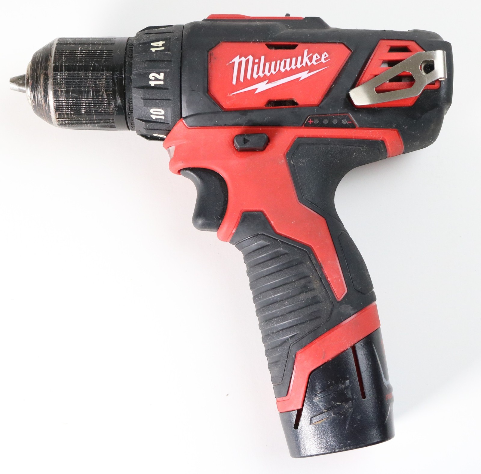 Milwaukee M12 Lithium 12V 3/8&Prime; Drill Driver 2407-20 & 1.5 Ah Battery No Charger