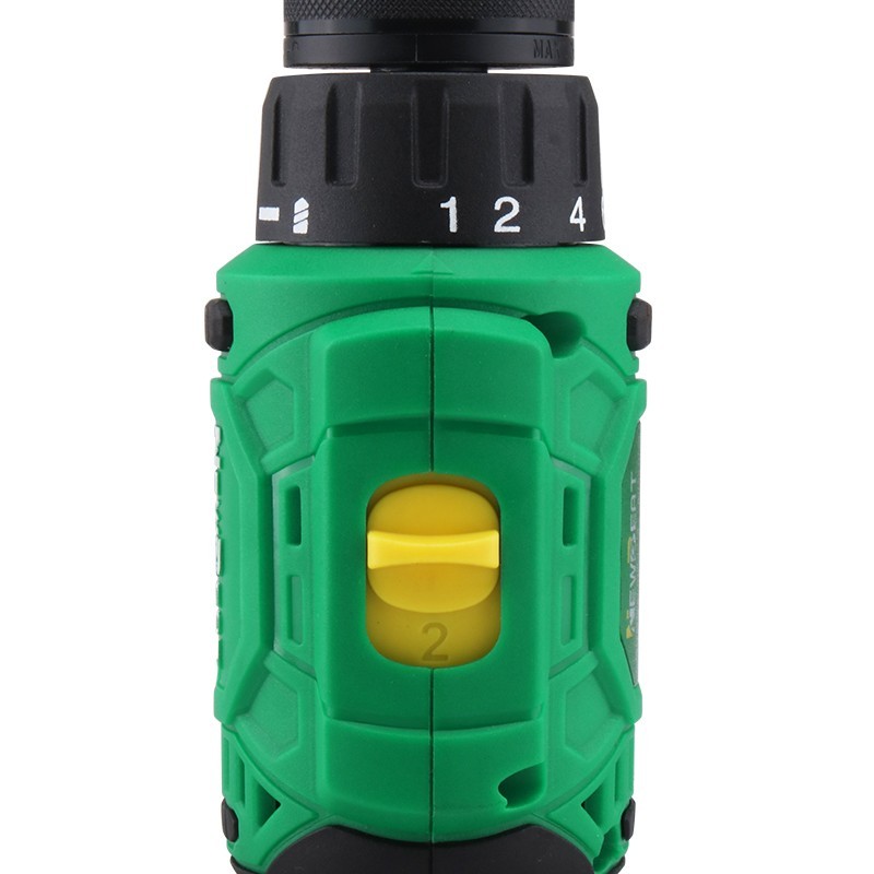 Heavy Duty Brushless Drill 12V 2 Batteries 35N.m Torque 2-Speed Workshop