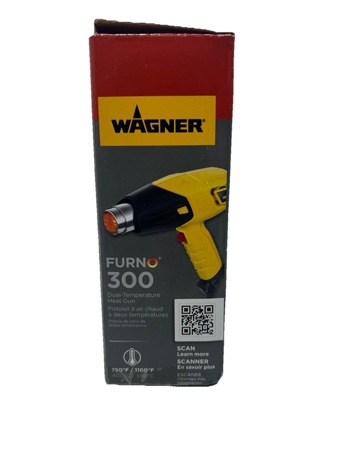 Wagner ( FURNO 300) 120V,1200 Watt,750F And 1100F ,4095 BTU,2 Fan Speed Heat Gun