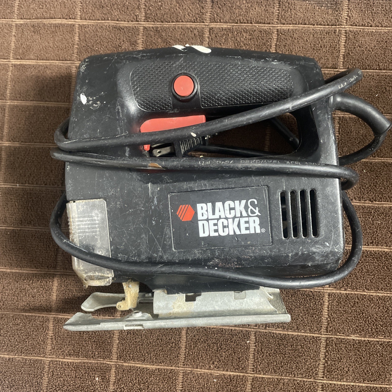 Black & Decker 7552 Type 1 Single Speed 120V 3.2A Corded Electric Blade Jigsaw