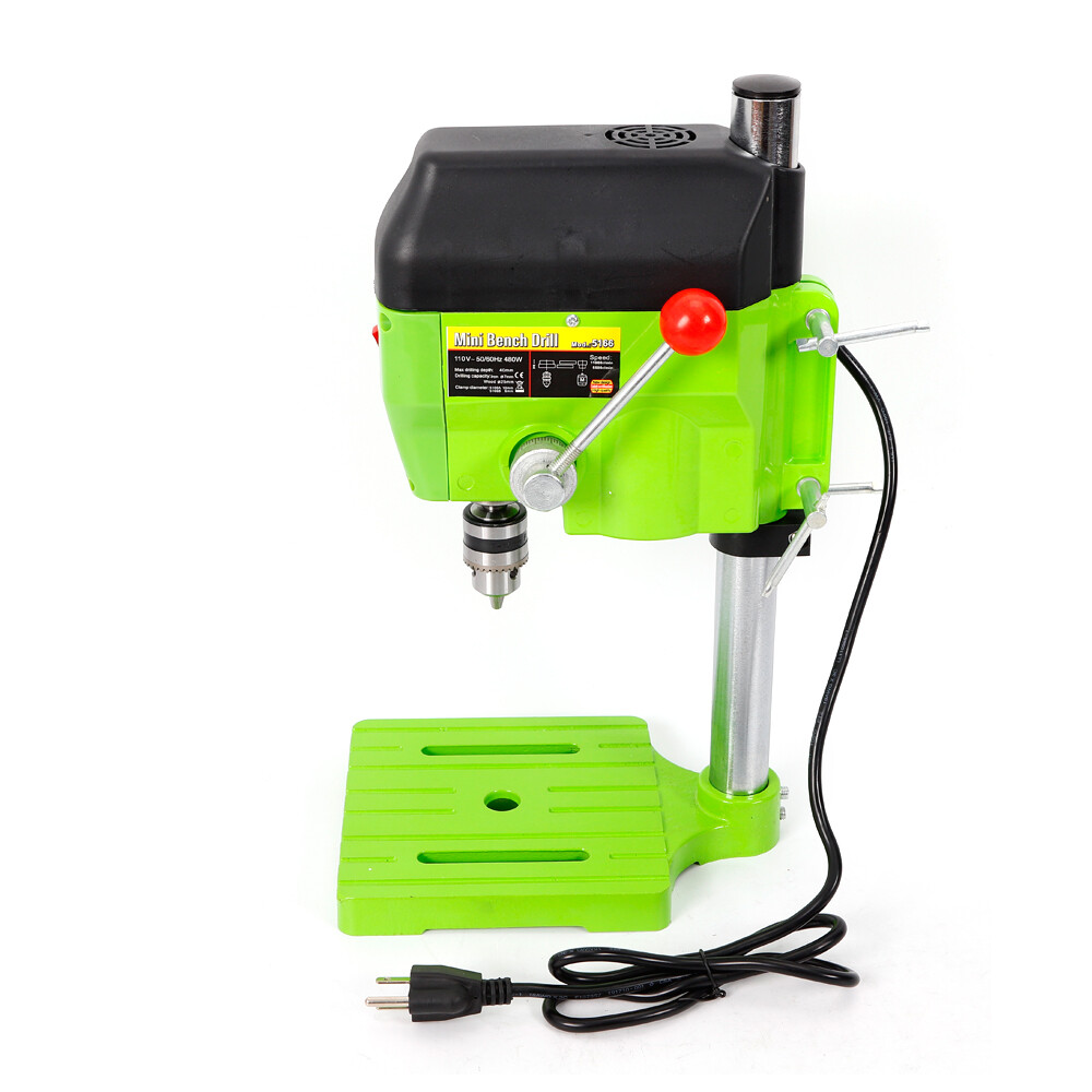 480W Table Top Electric Power Drill Press Stand Benchtop Metal Drilling Machine