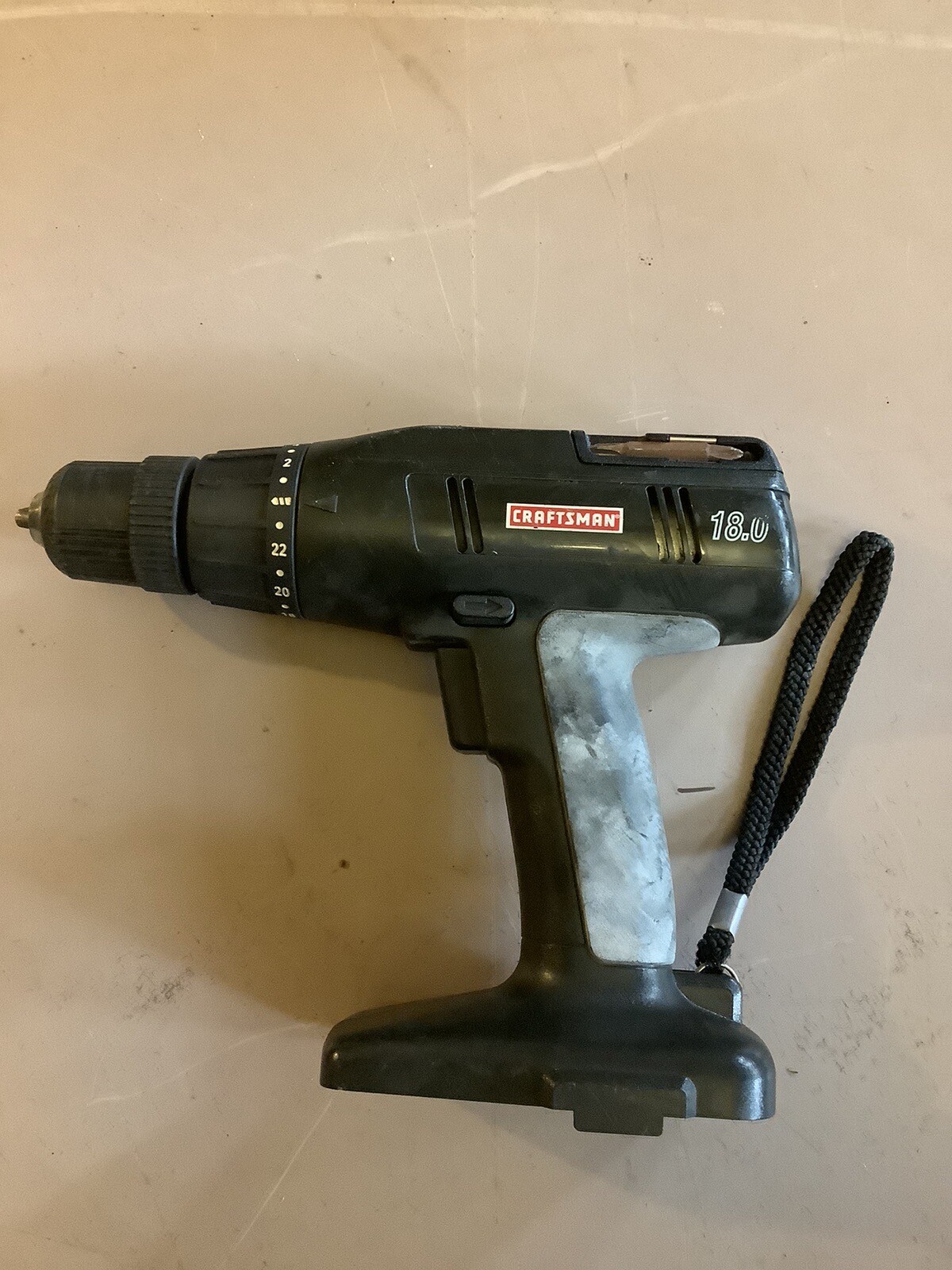 Craftsman 18.0v 3/8 Inch Drill Driver 973.113051 Cordless.