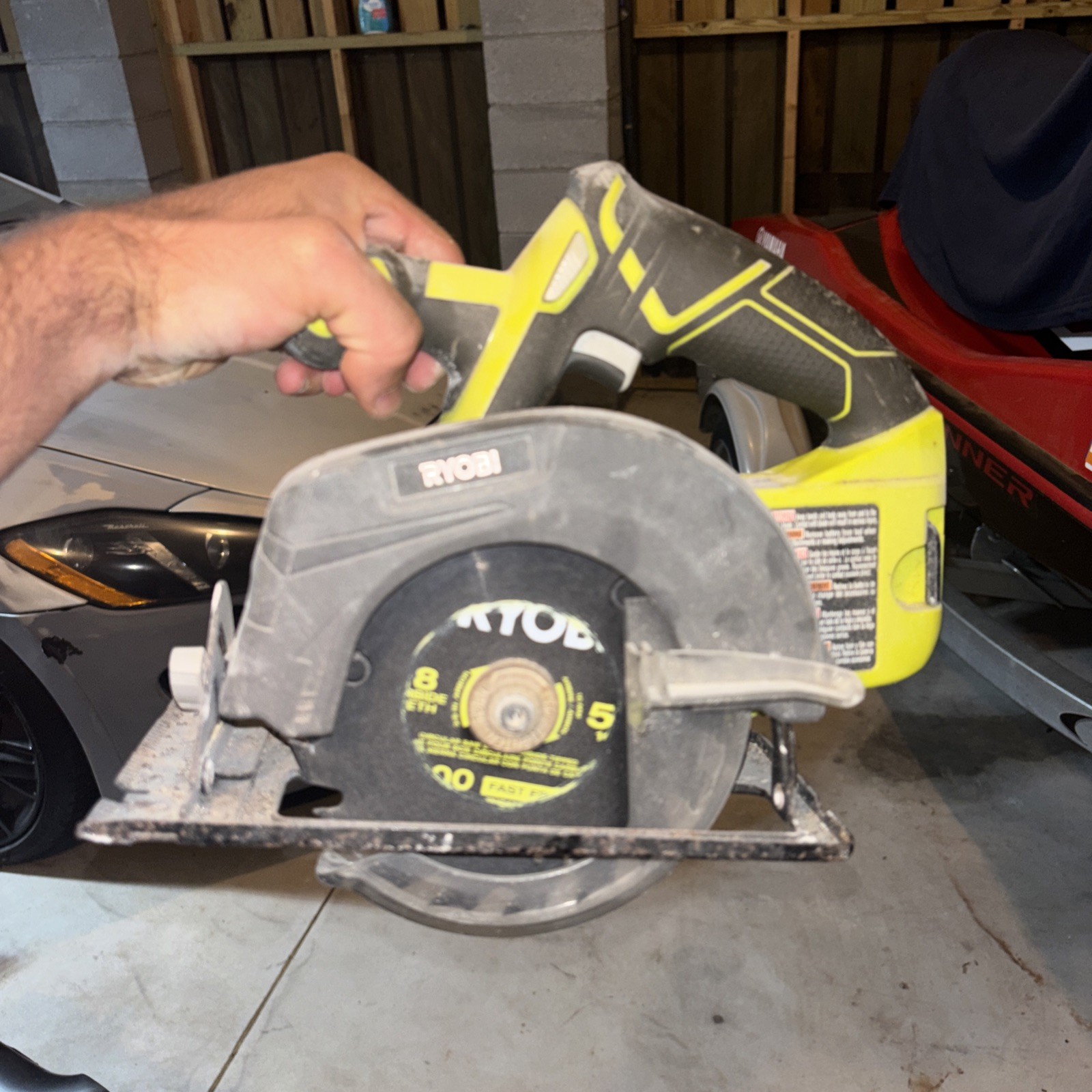 Ryobi P505VN Circular Saw – Green