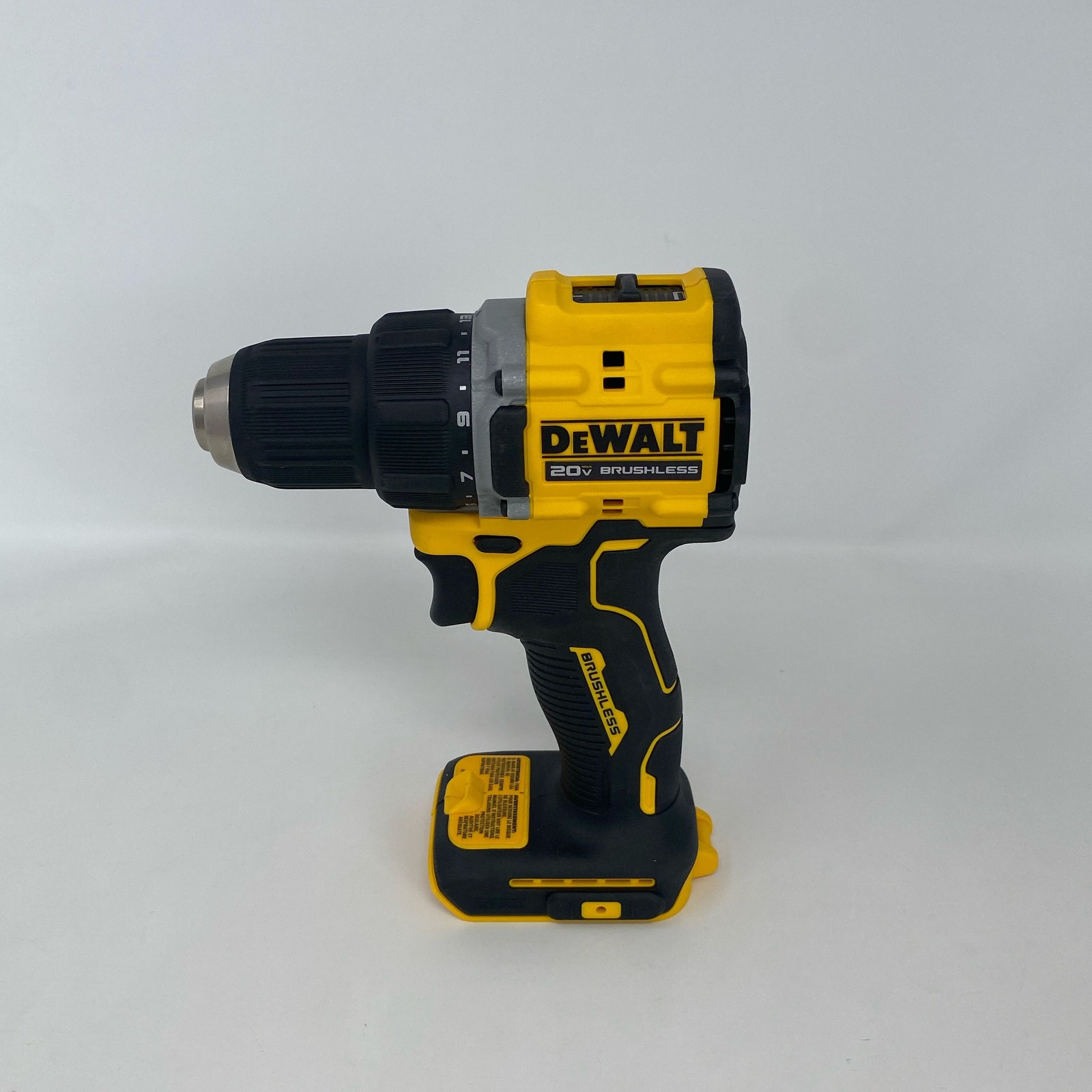 DeWALT Atomic 20V Brushless 1/2&Prime; Drill/Driver Tool-Only Yellow/Black