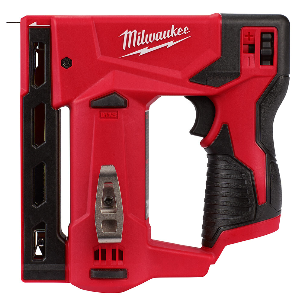 Milwaukee 2447-20 M12 RedLithium Compact Ergonomic Handle 3/8&Prime; Crown Stapler