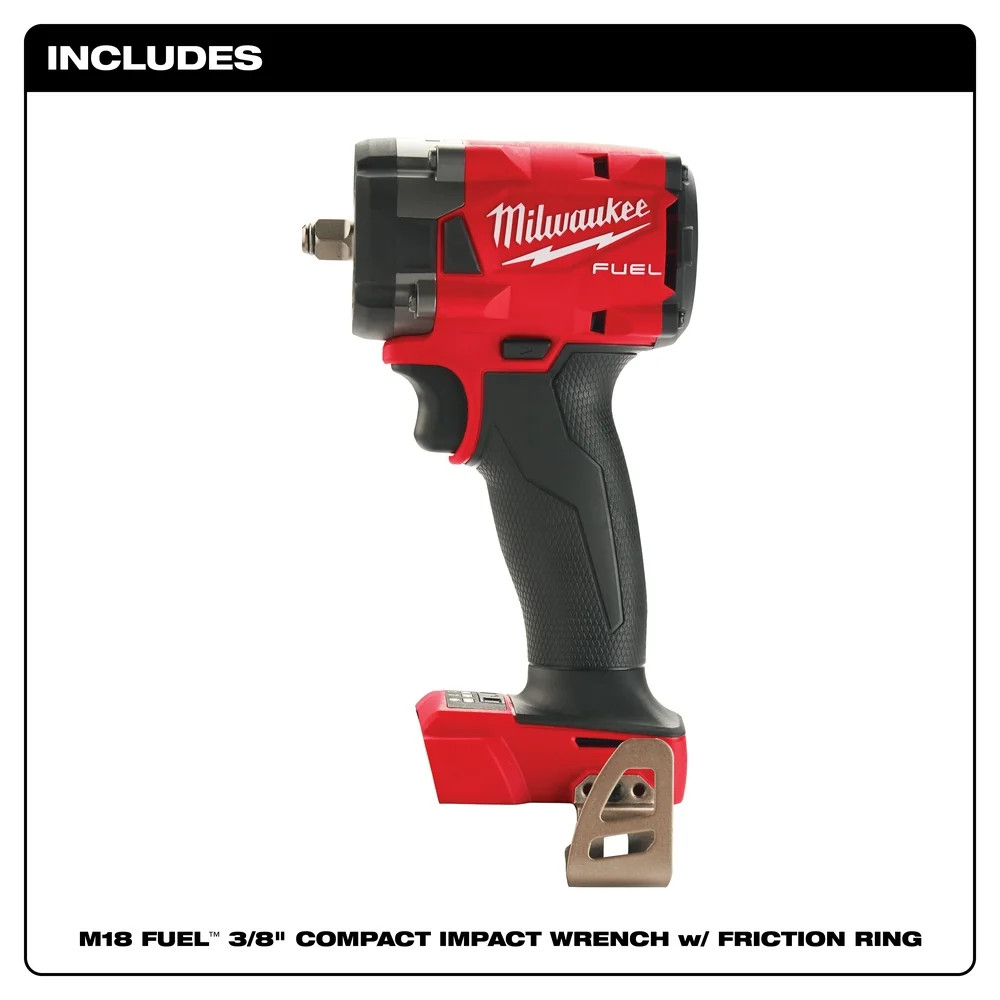Milwaukee 2854-80 M18 FUEL 18V 3/8&Prime; Compact Impact Wrench – Recon – Bare Tool