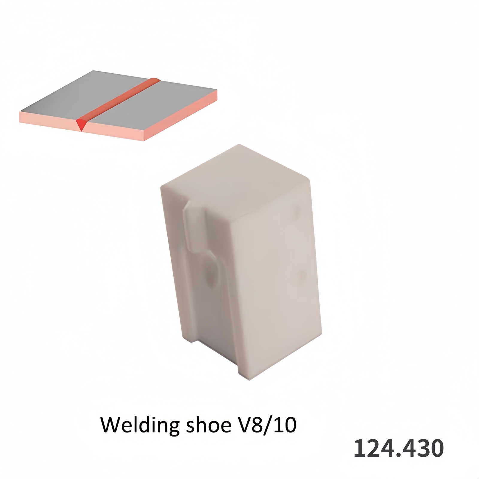 WELDY Welding Shoe for Booster EX2 / EX3 Extrusion Welding Machine Welder