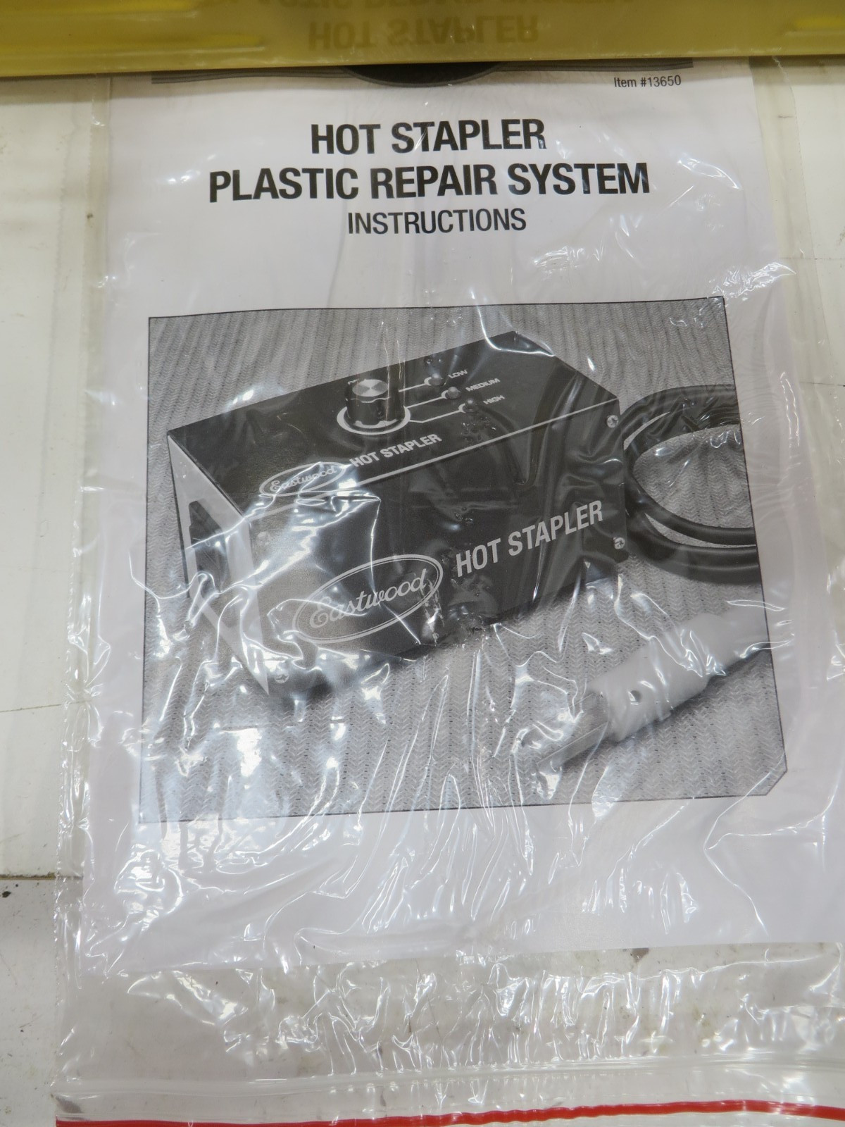 New- Eastwood Hot Staple Plastic Welder Kit