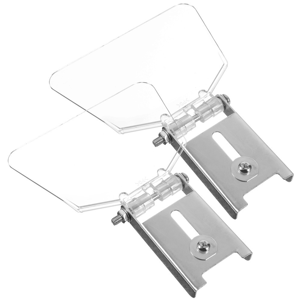 2Pcs Durable Bench Grinder Eye Shield Kit Stainless Steel ABS Protection Guard