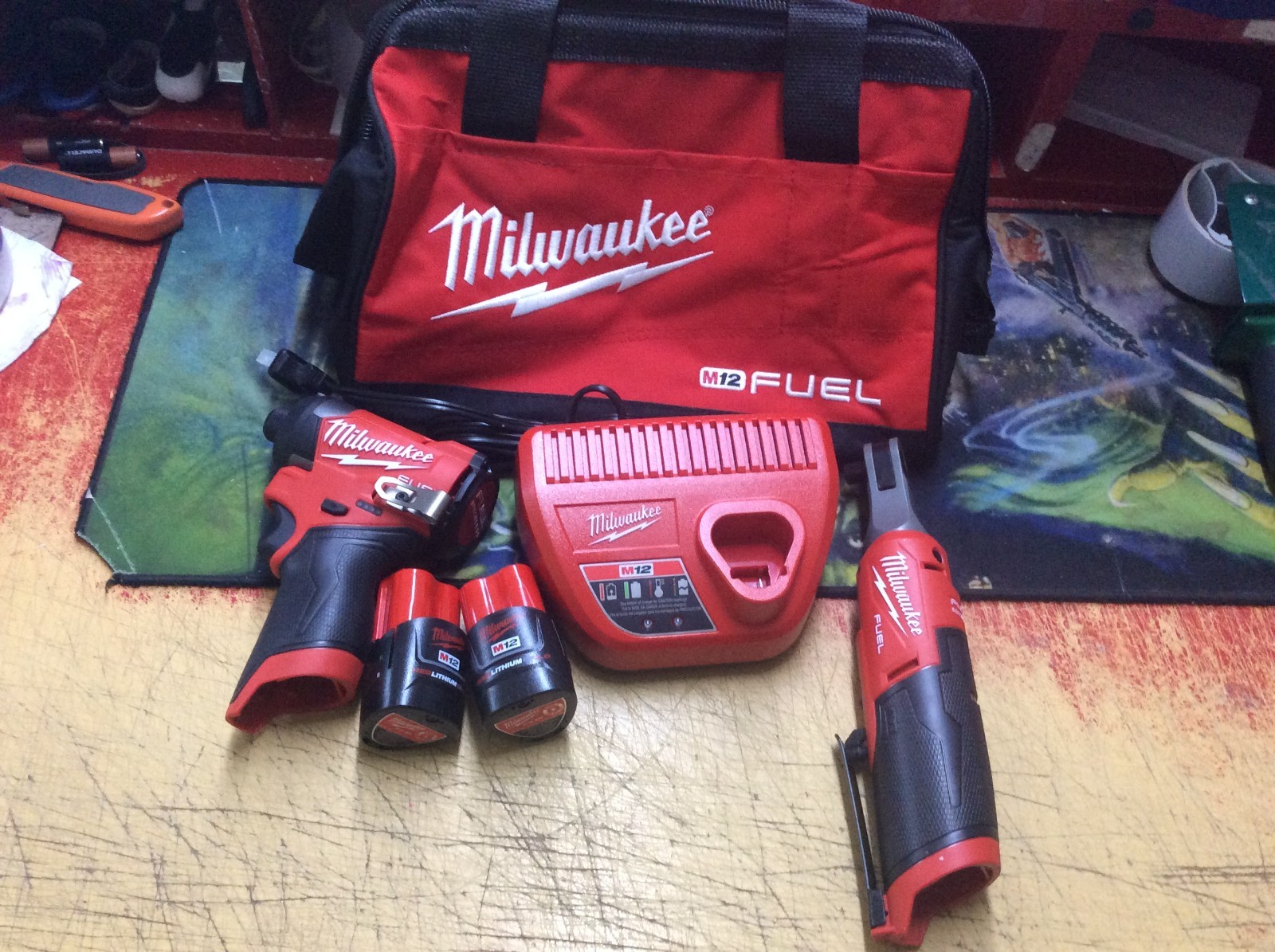 NEW Milwaukee M12 Fuel 3453-22HSR Combo Kit Impact & Ratchet 2567-20 3453-20