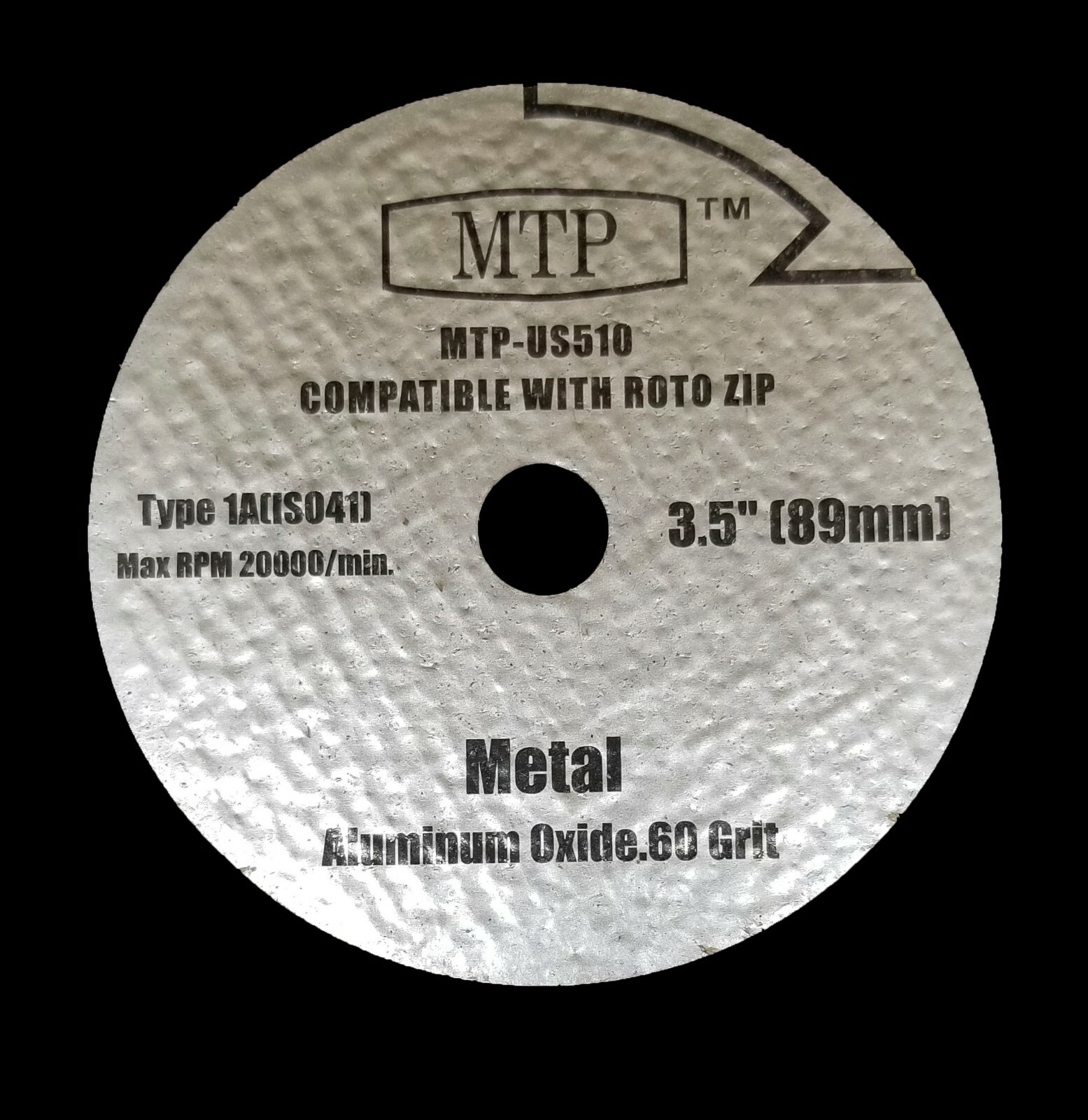 3.5&Prime; in Dia Metal Cutting Wheel For Dremel US40 US510 Ultra Saw 60 Grit
