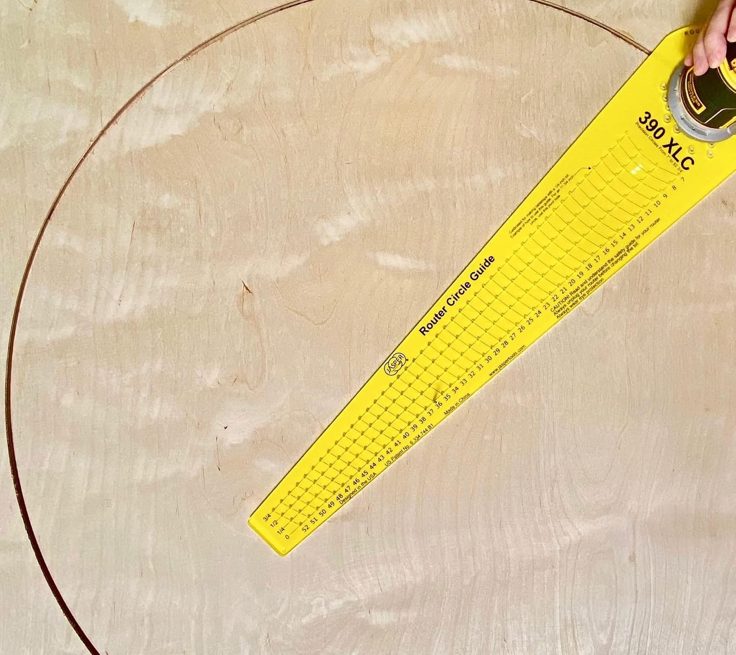 Jasper 390 XLC Router Circle Cutter Jig – Cut 184 Perfect Circles from 7&Prime;