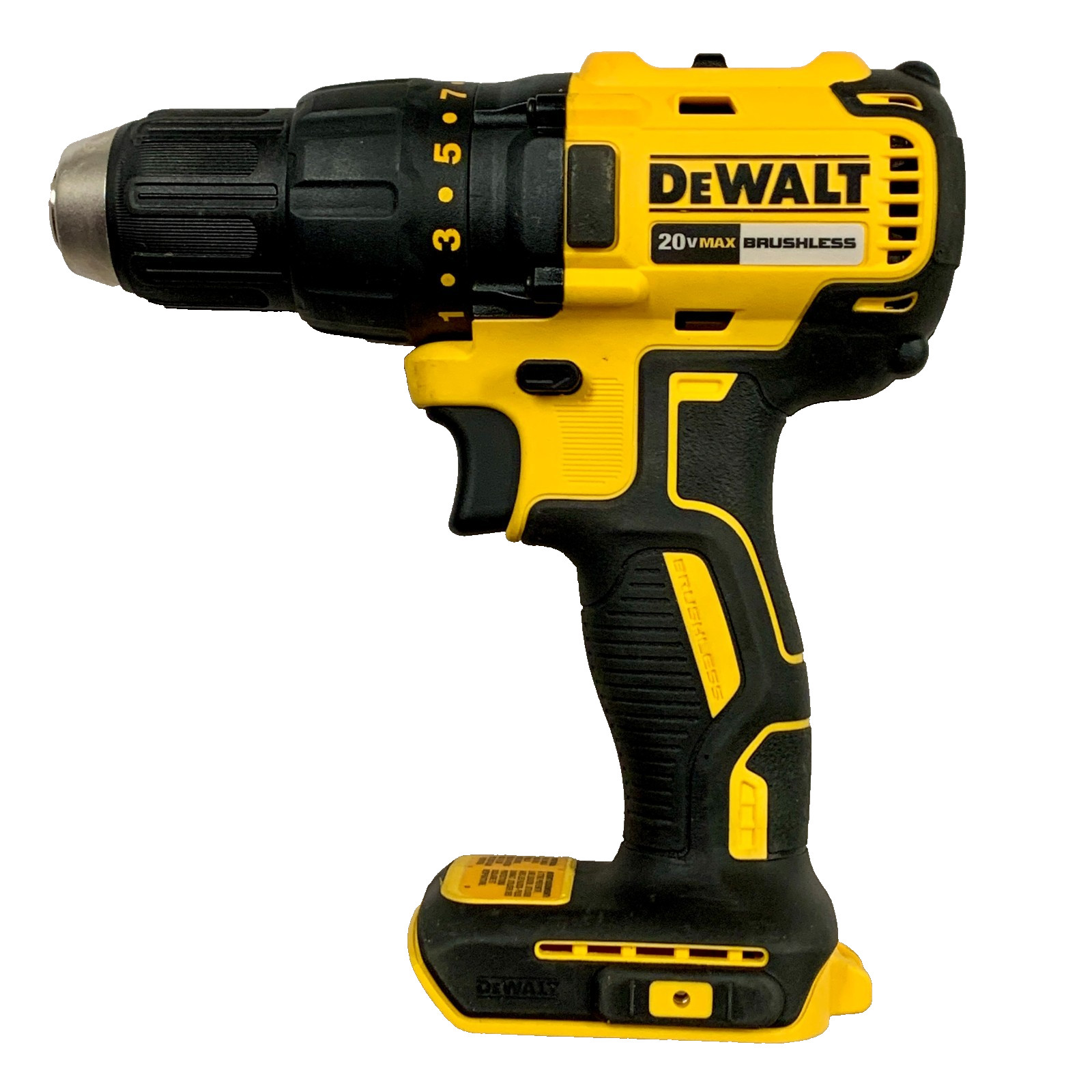 DEWALT DCD777B 20V MAX Brushless 1/2&Prime; Compact Drill/Driver TOOL ONLY 0513