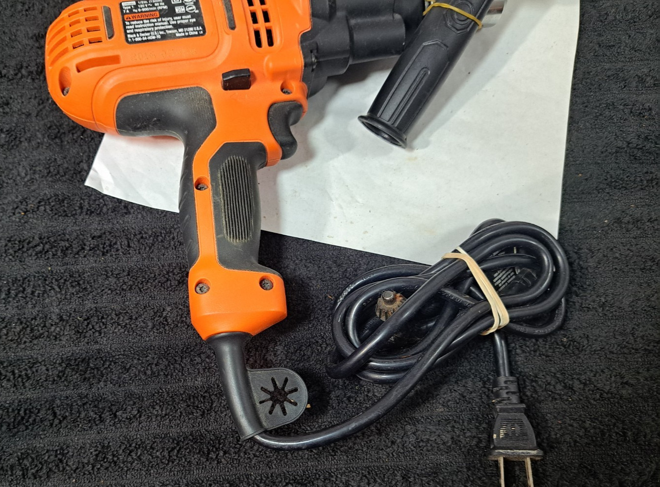 BLACK+DECKER 7.0 Amp 1/2 In. Electric Drill/Driver – DR560