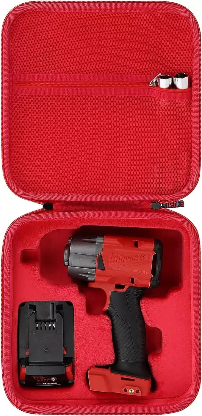 Milwaukee 2767-20 M18 Fuel 1/2&Prime; High Case Torque Impact Wrench Bag – Case Only